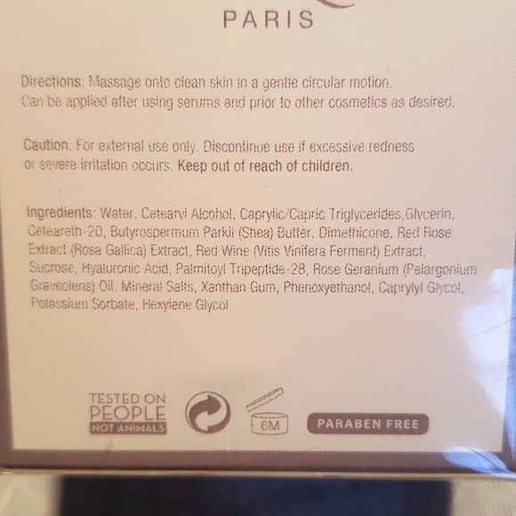Ganique Paris Hyaluronic Anti-Wrinkle Cream NIB Wine Peptides USA 🎉HP🎉 - Picture 6 of 7
